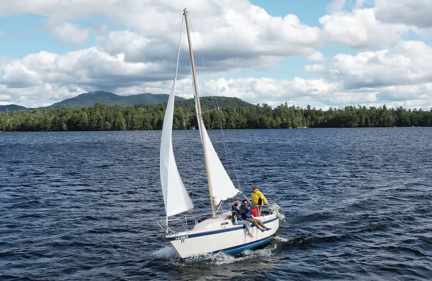 Sailing Adventures with Sail Adirondacks LLC on Saranac Lake