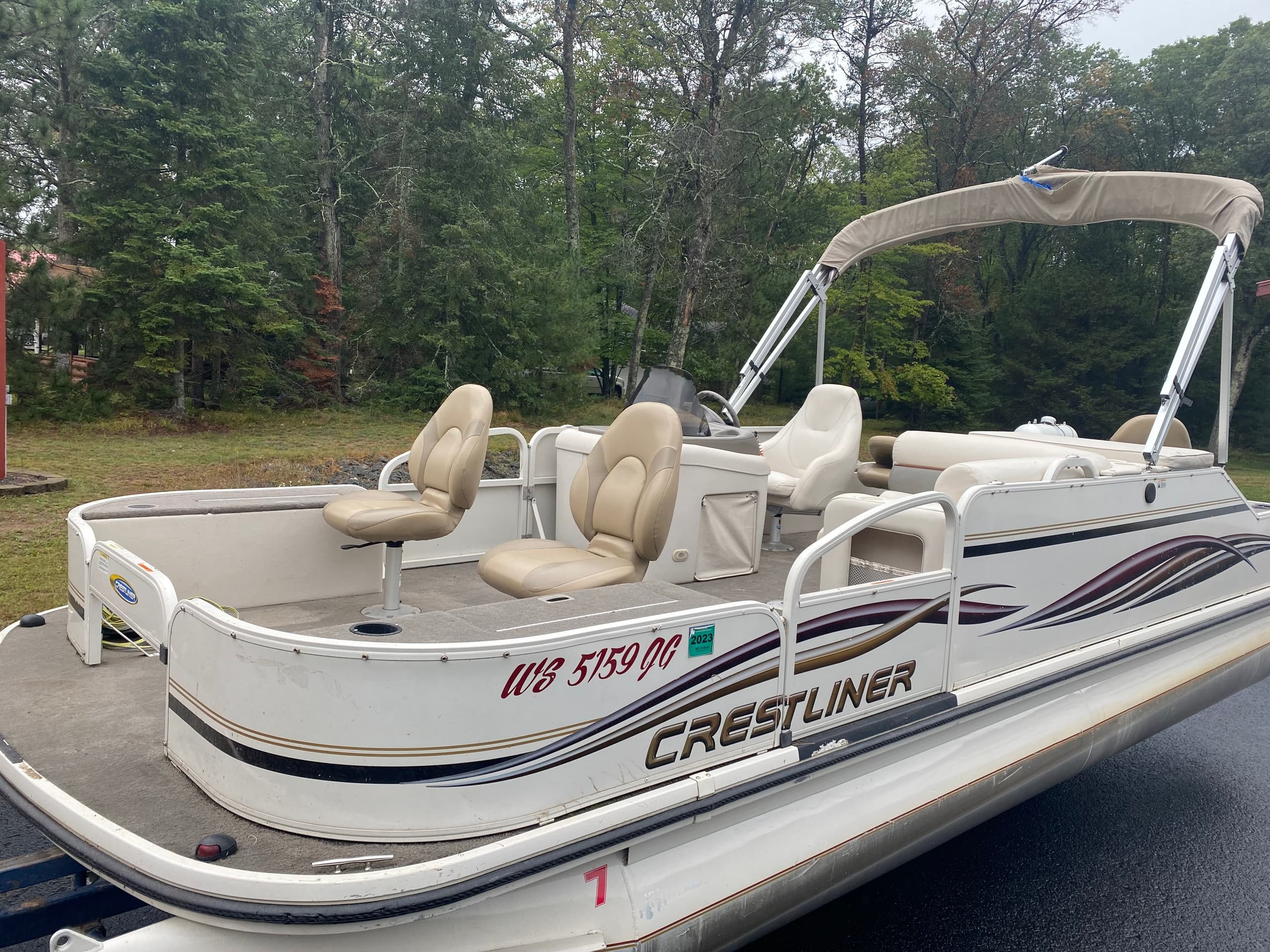 Crestliner Fishing Pontoon Adventure in Danbury, WI