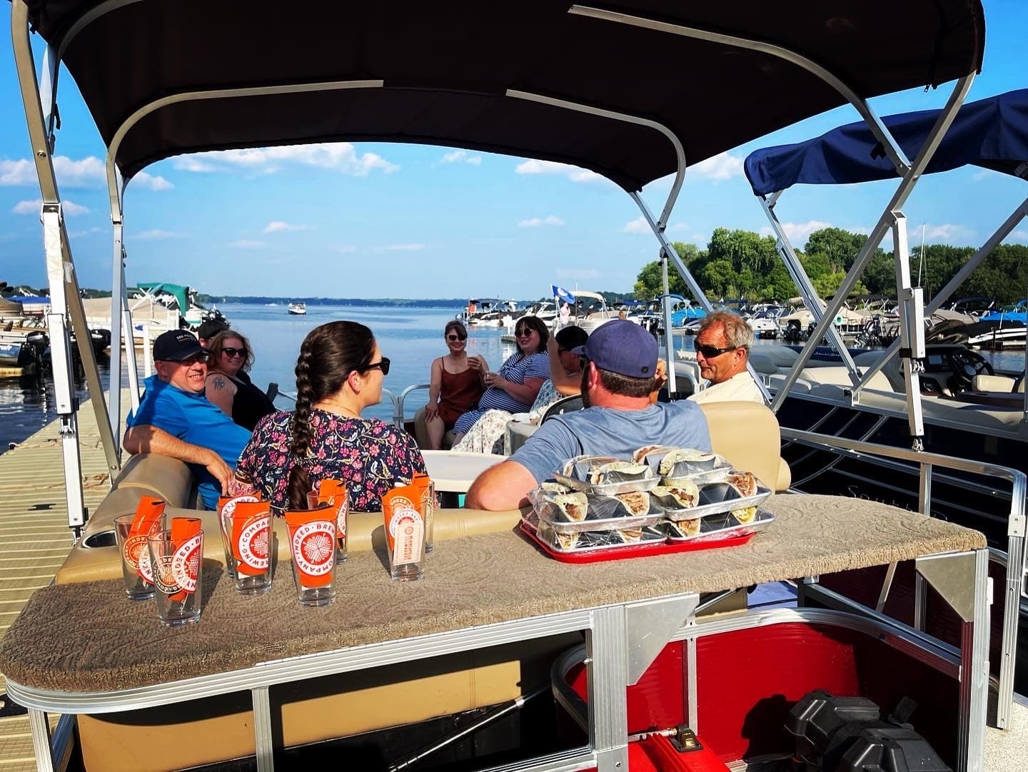 Thursday Craft Beer & BBQ Pontoon Tour on White Bear Lake