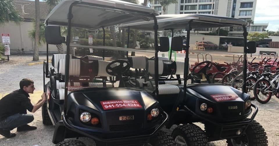 Golf Carts (6 Seater) | Transportation in Sarasota | Self-Guided Tour, Rentals