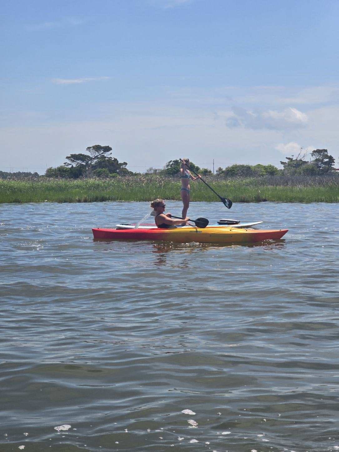 Glide Through Roanoke Sound: Kayak Rentals at Outer Banks Adventures in Manteo
