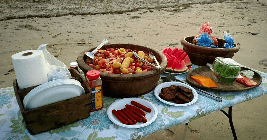 Lowcountry Boil Beachside Cookout on Isle of Palms