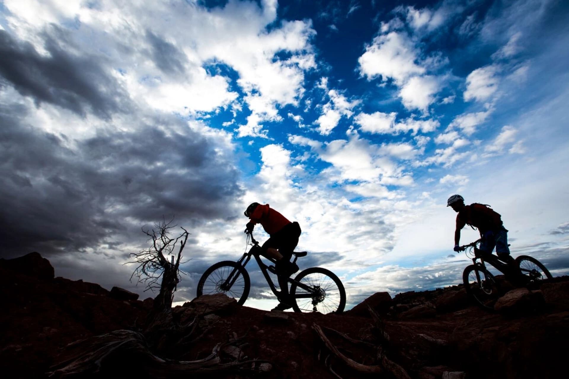 Challenging Mountain Biking on Captain Ahab Trail in Moab