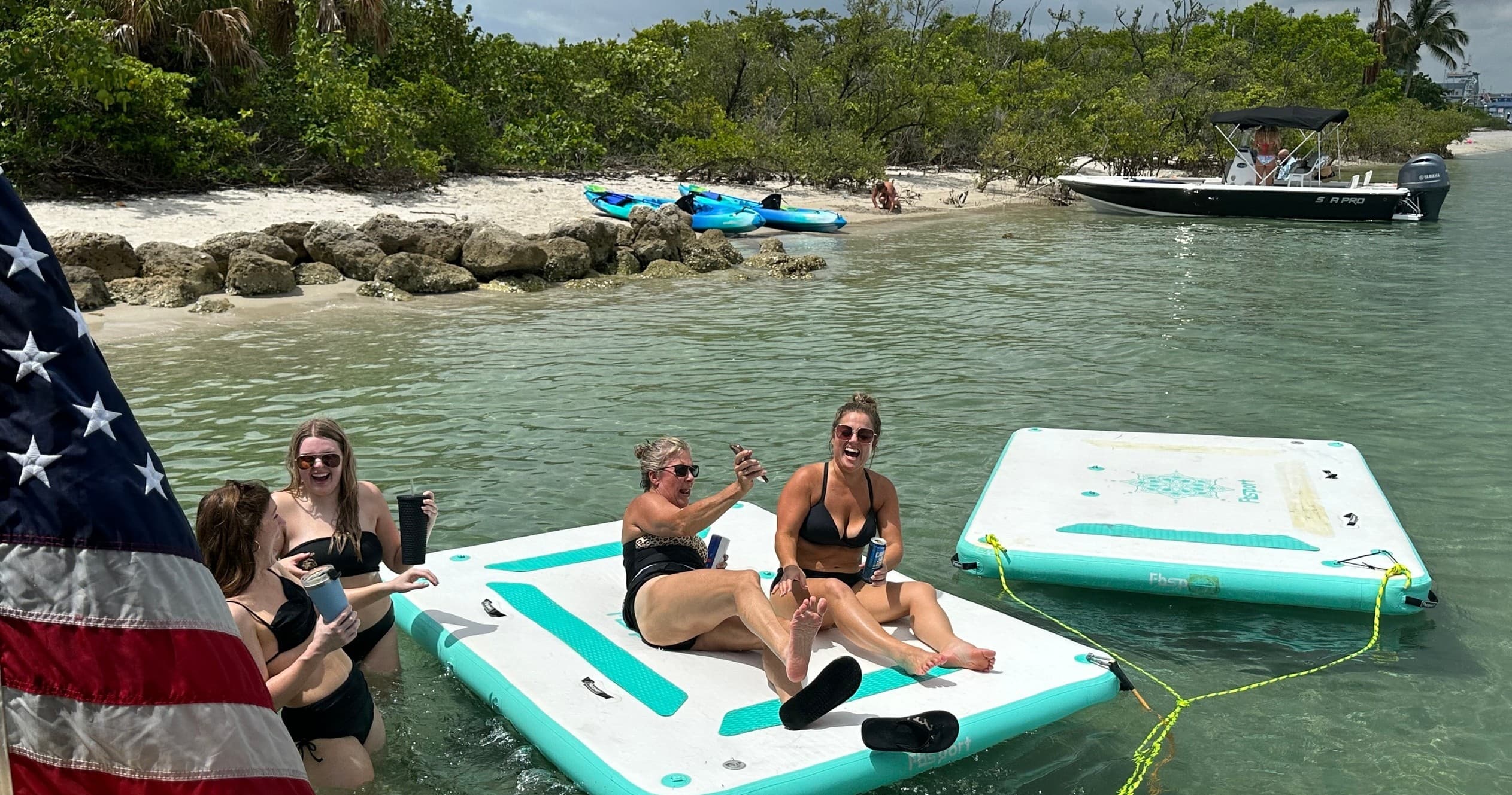 Beach Tie-Up Trip with Blue Arrow Charters in Islamorada