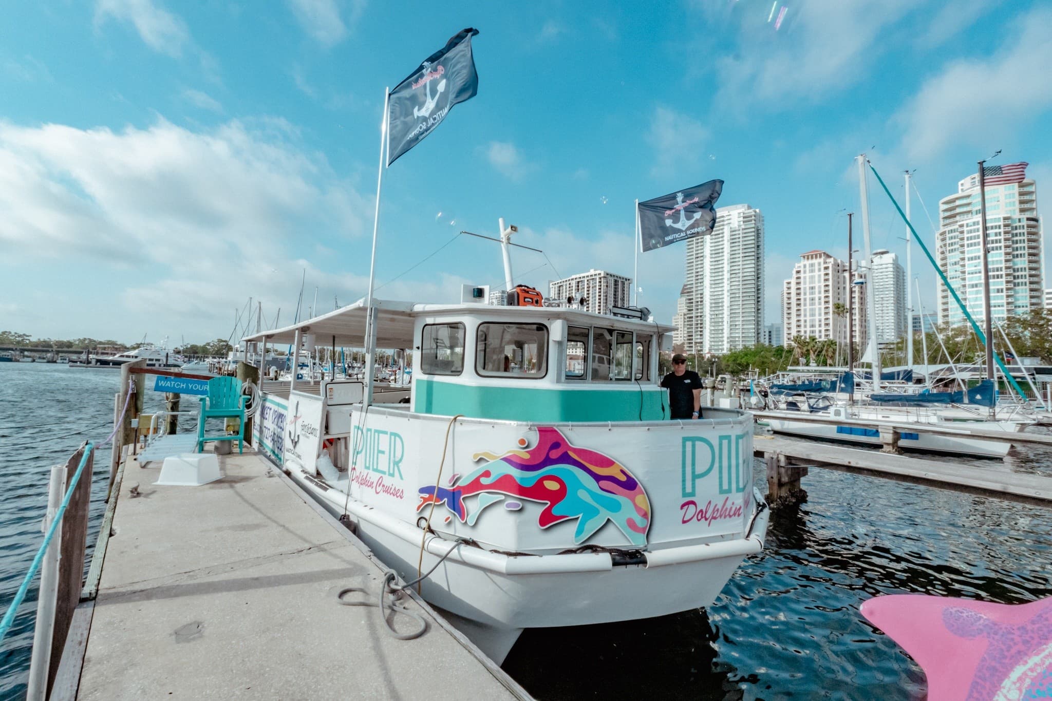 Watch Red Bull Cliff Diving from the Dolphin Queen — St. Pete Pier Spectator Cruise photo 3