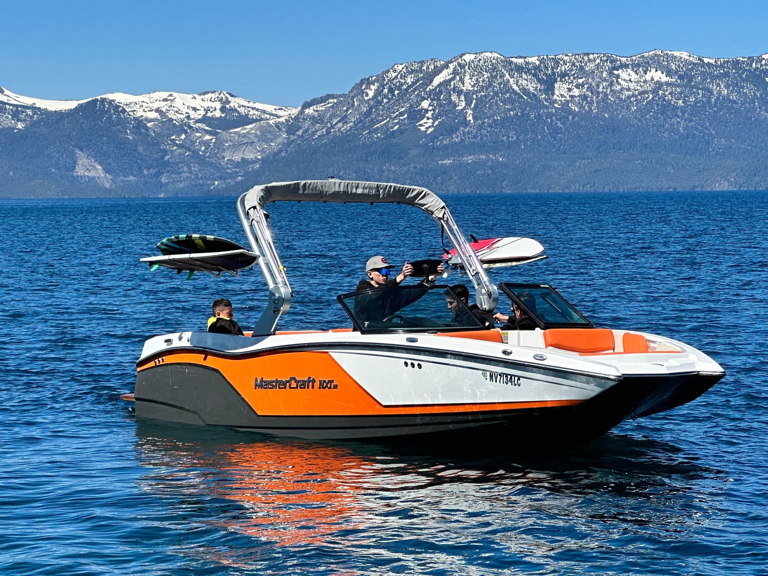 Premium Wakesurf Charter at Tahoe Keys Marina