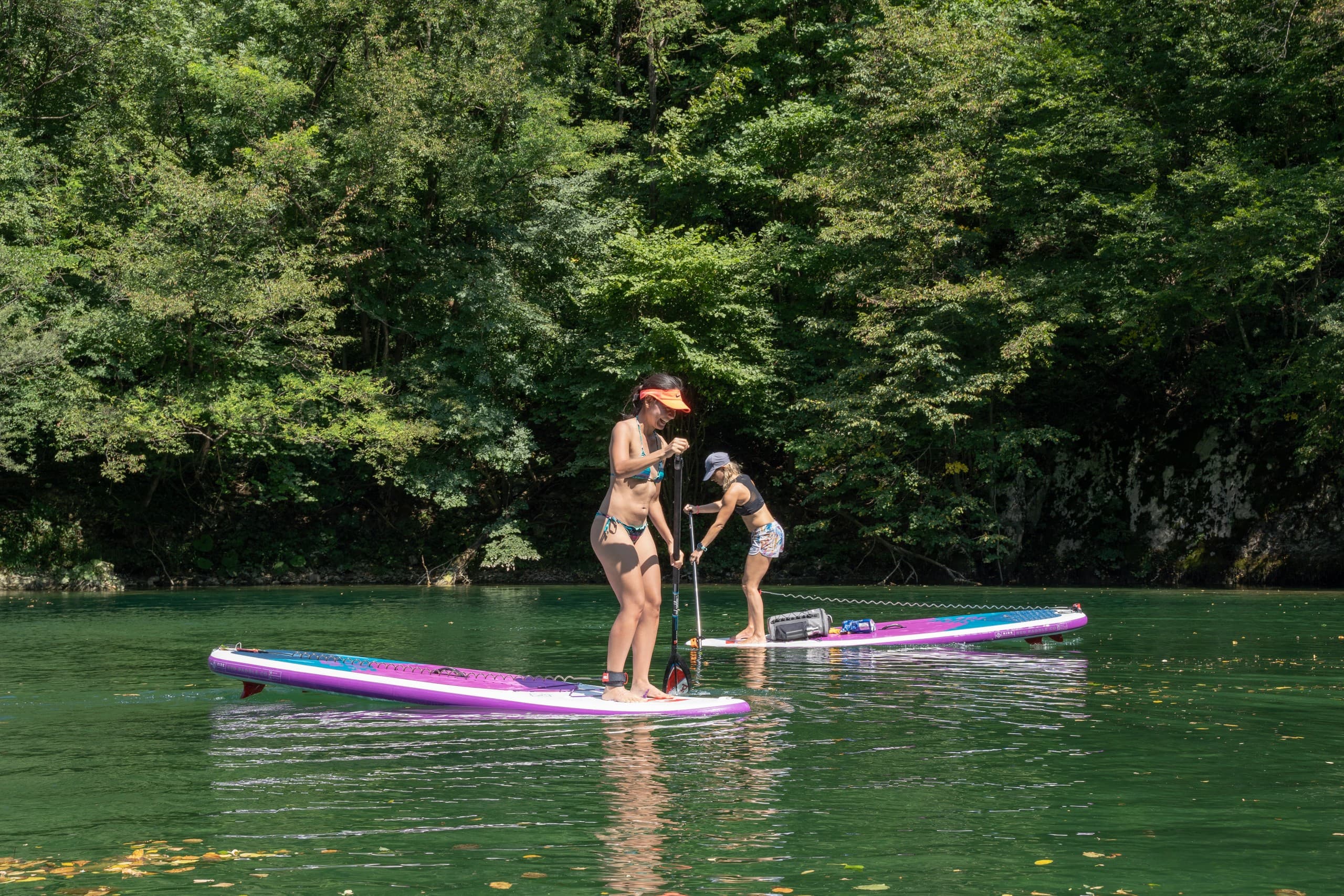 Stand-Up Paddle the Emerald Soča — Beginner SUP Course at Most na Soči