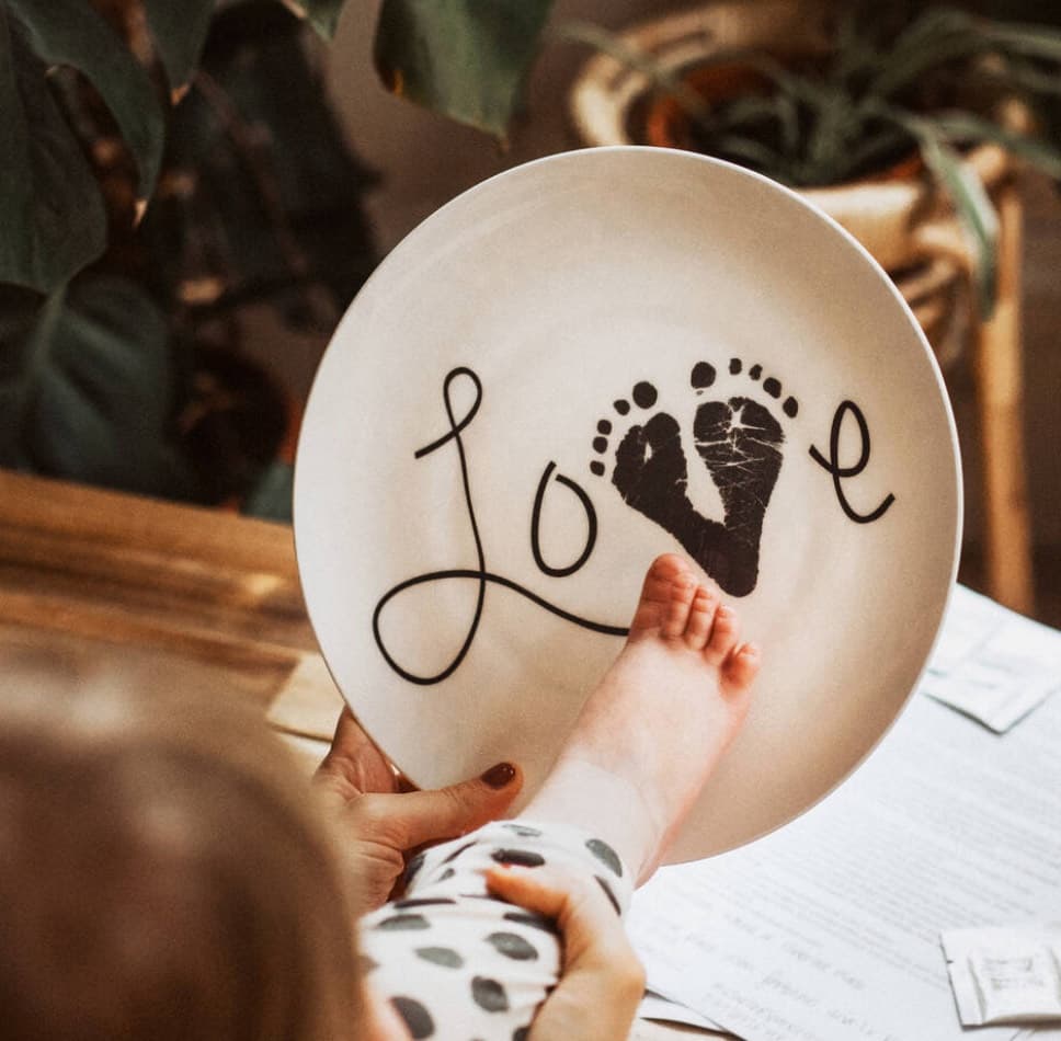 Baby Hand & Footprint Keepsake Ceramic Workshop in Tecumseh photo 2