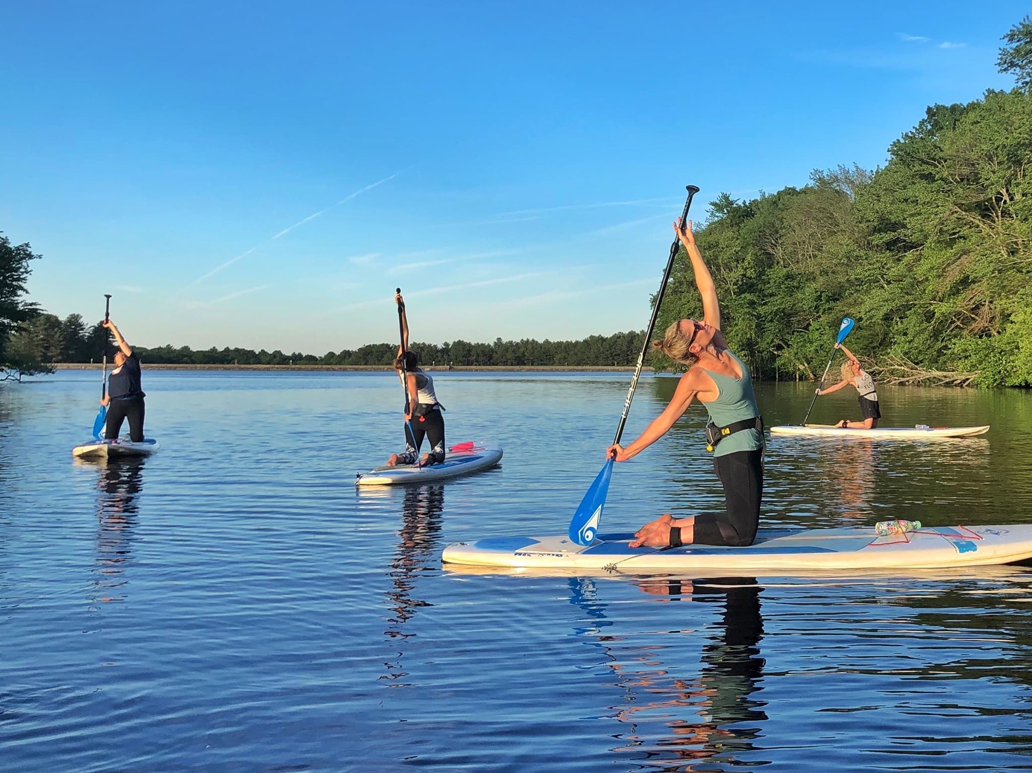 Stand Up Paddleboard & Yoga Experience with Sunset Views at Chelmsford