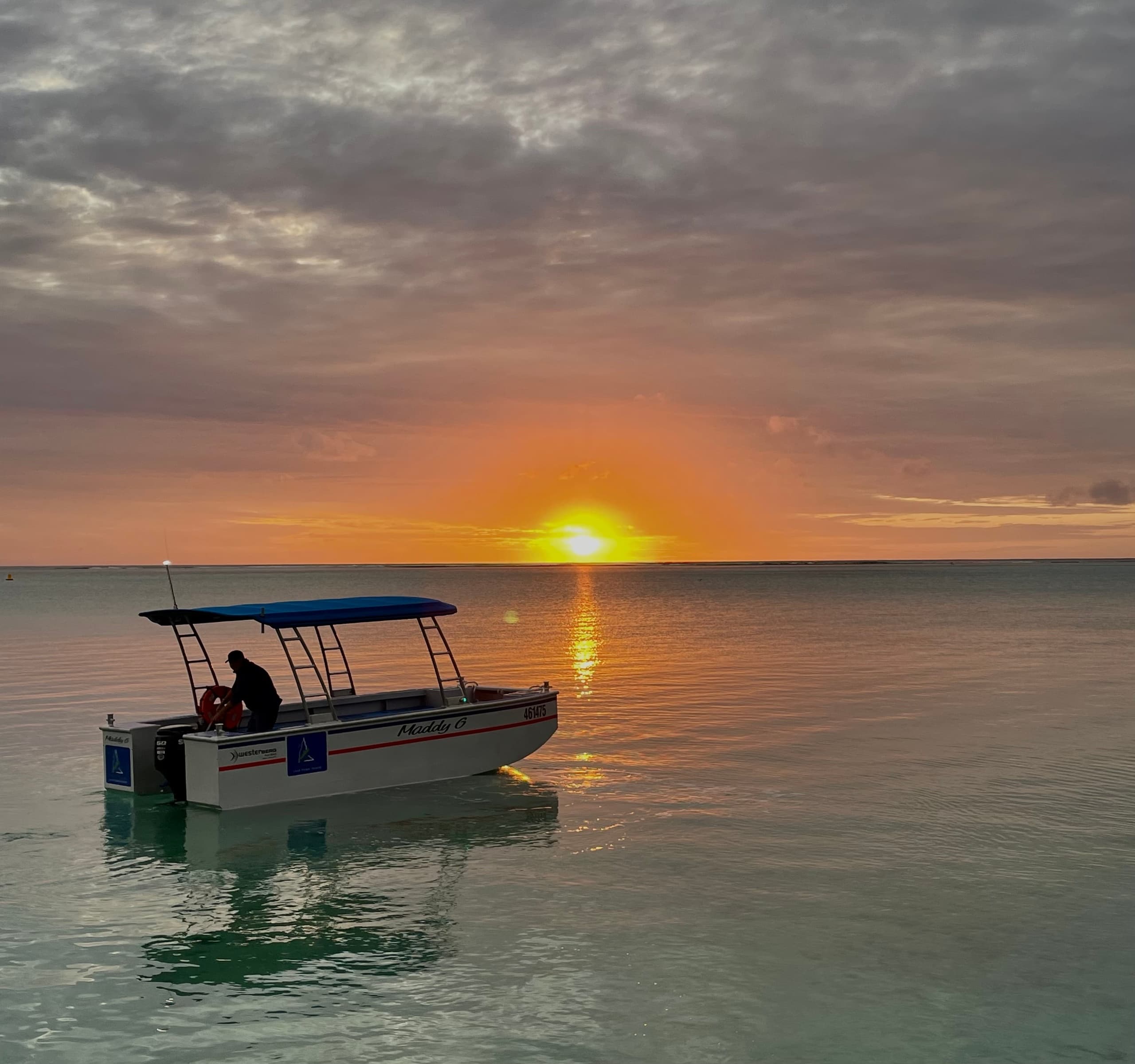 Unwind on Lord Howe Island: Sunset Cruise with Benny's Fish N Chips & Drinks