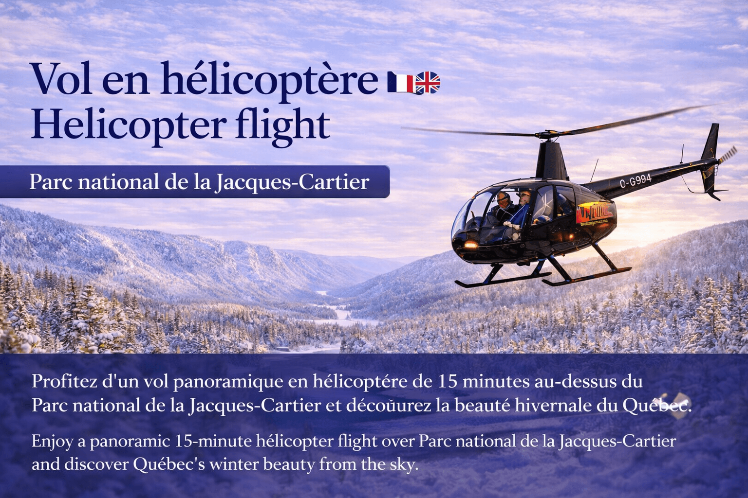 Above Jacques-Cartier: 15-Minute Helicopter Tours from Stoneham photo 4