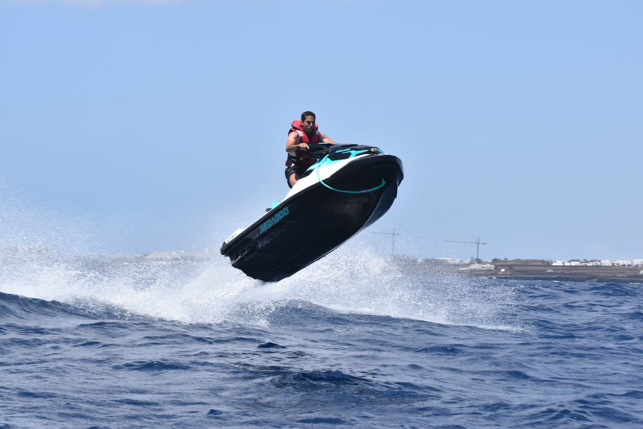 Jet Ski Adventures with h2o Sports Lanzarote in Costa Teguise