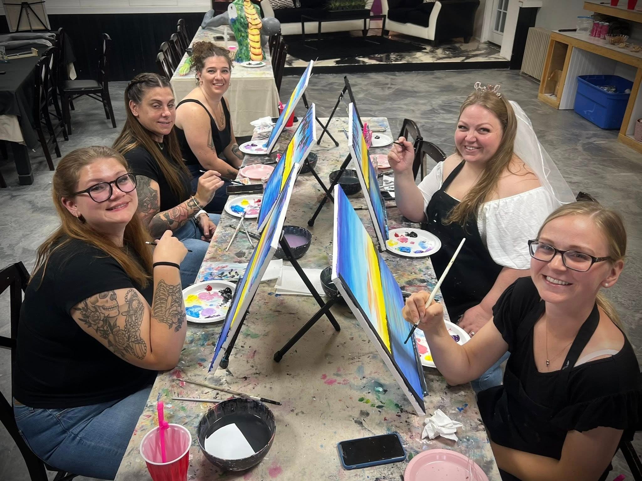 Floating Art Studio on the Niagara River: Paint with Sal Anello aboard the Queen of Peace photo 2