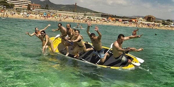 Coastal Team Building with SUP ADDICT on Barcelona Coast photo 3