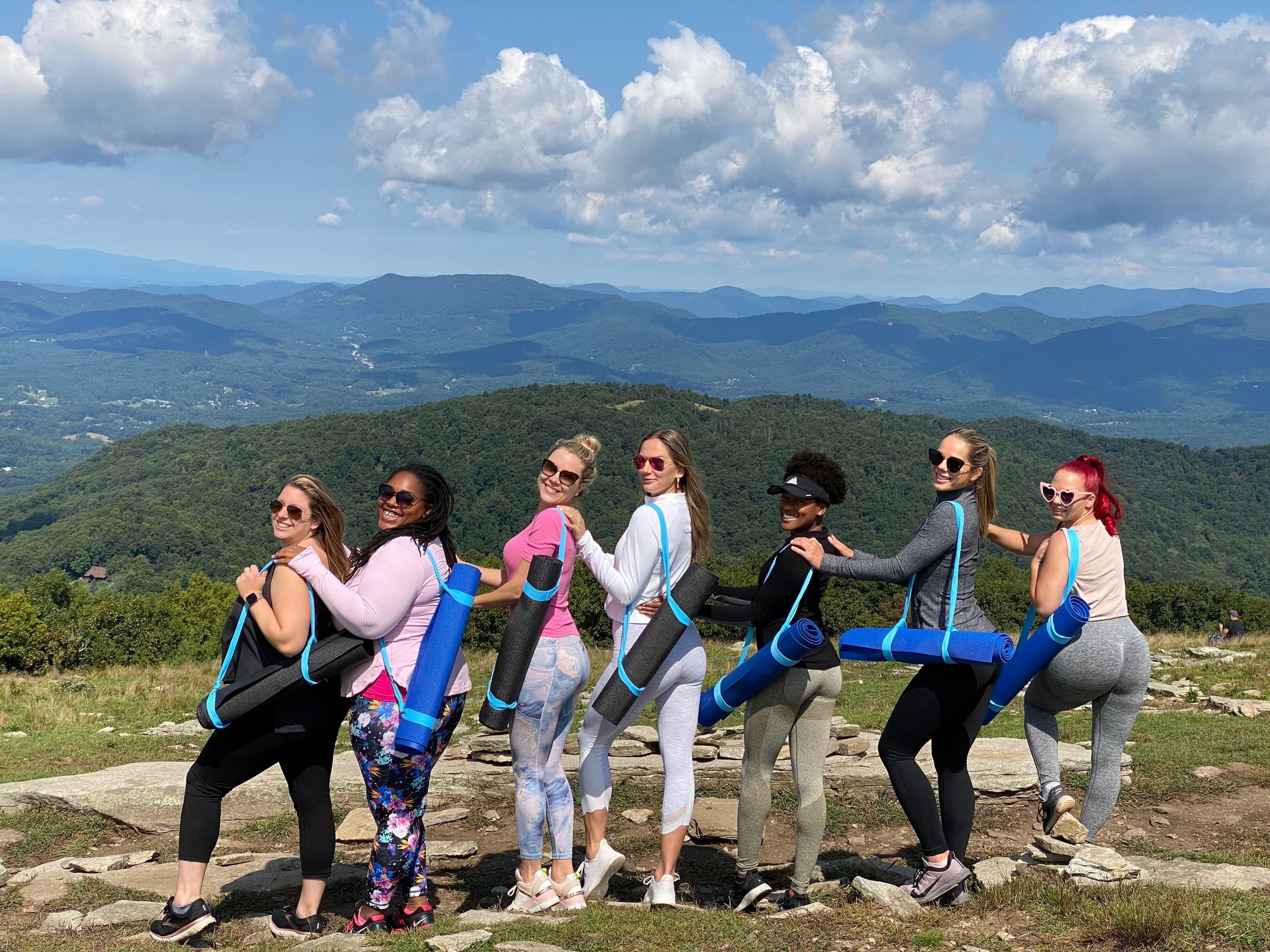 Blue Ridge to Skyline: Asheville Mountaintop Yoga + Rooftop Bar Tour photo 1