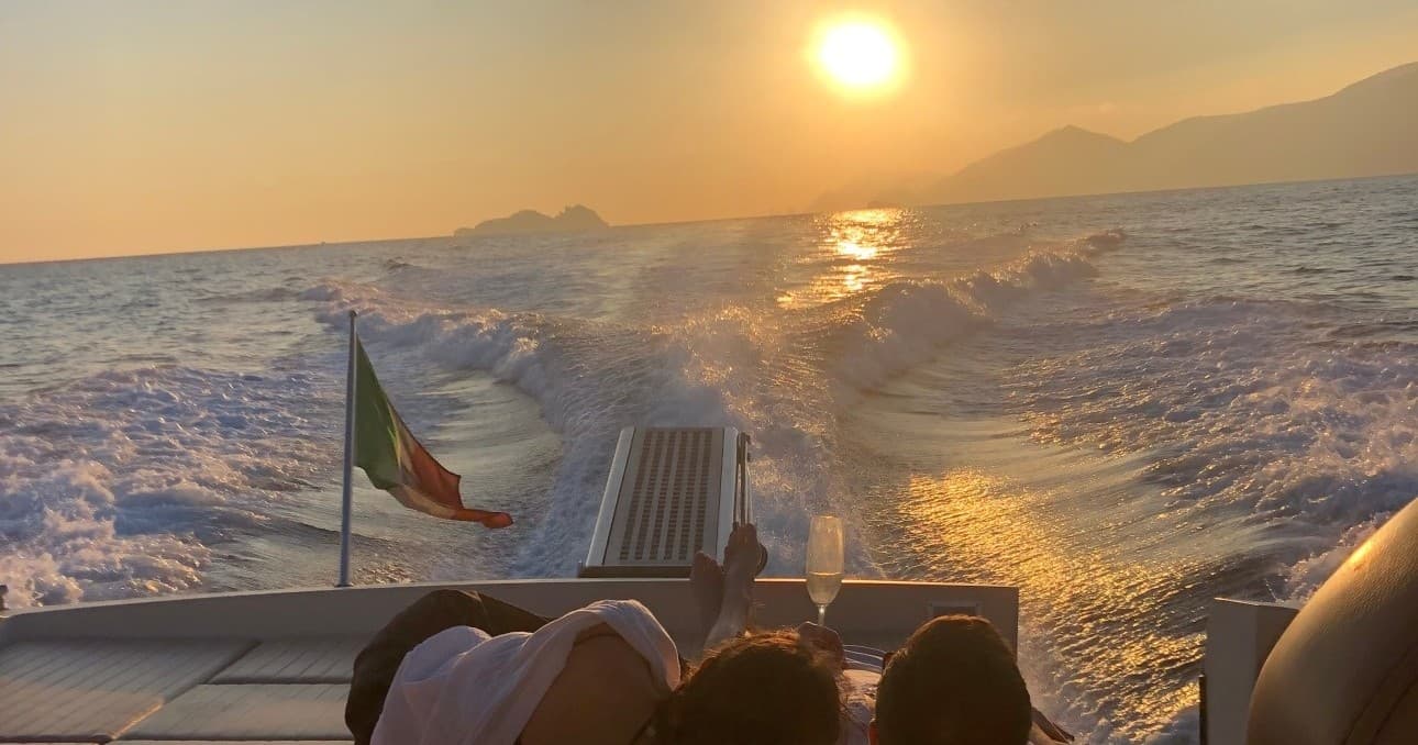Water Activities: Sunset Boat Tour on the Amalfi Coast