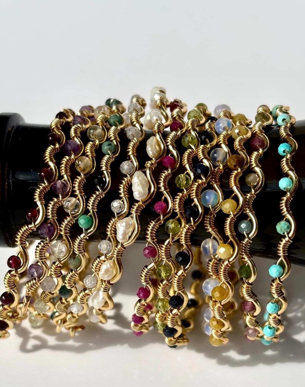 Summer Coastal Edition: Wire Wrapping Wave Bracelet Workshop — Oshawa photo 1
