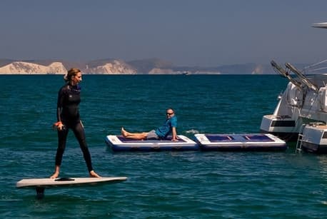 eFoiling Adventure in Portland, UK with Sail Tortuga