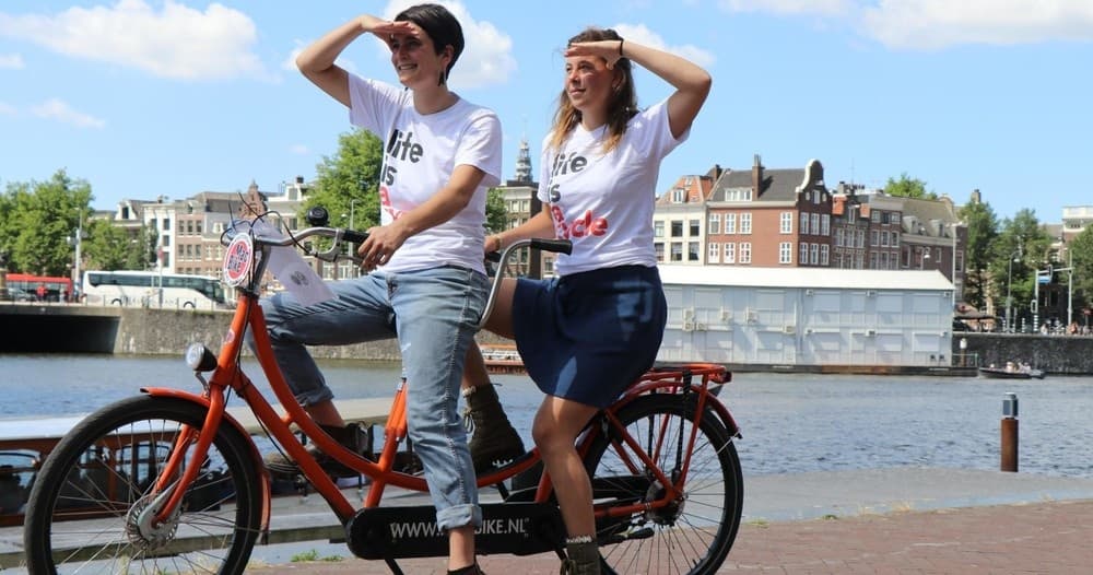 City Biking Adventure with A-Bike Tours in Amsterdam