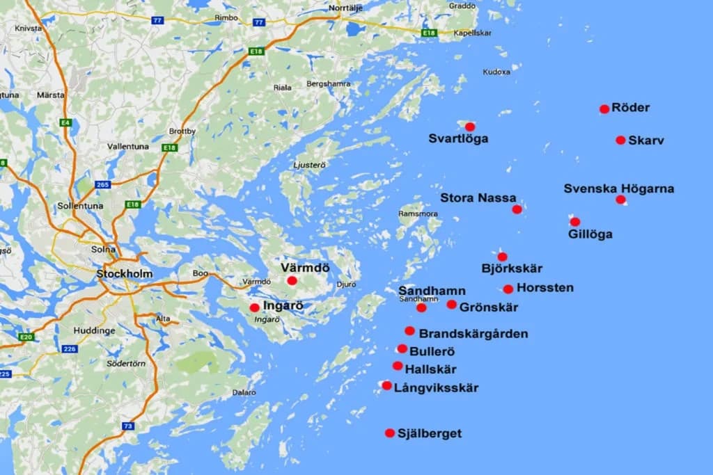 Boat Charters in Stockholm with Sandhamn Tour