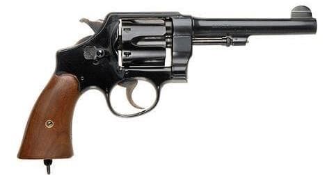 S&W M-1917 Pistol Shooting at Battlefield Vegas