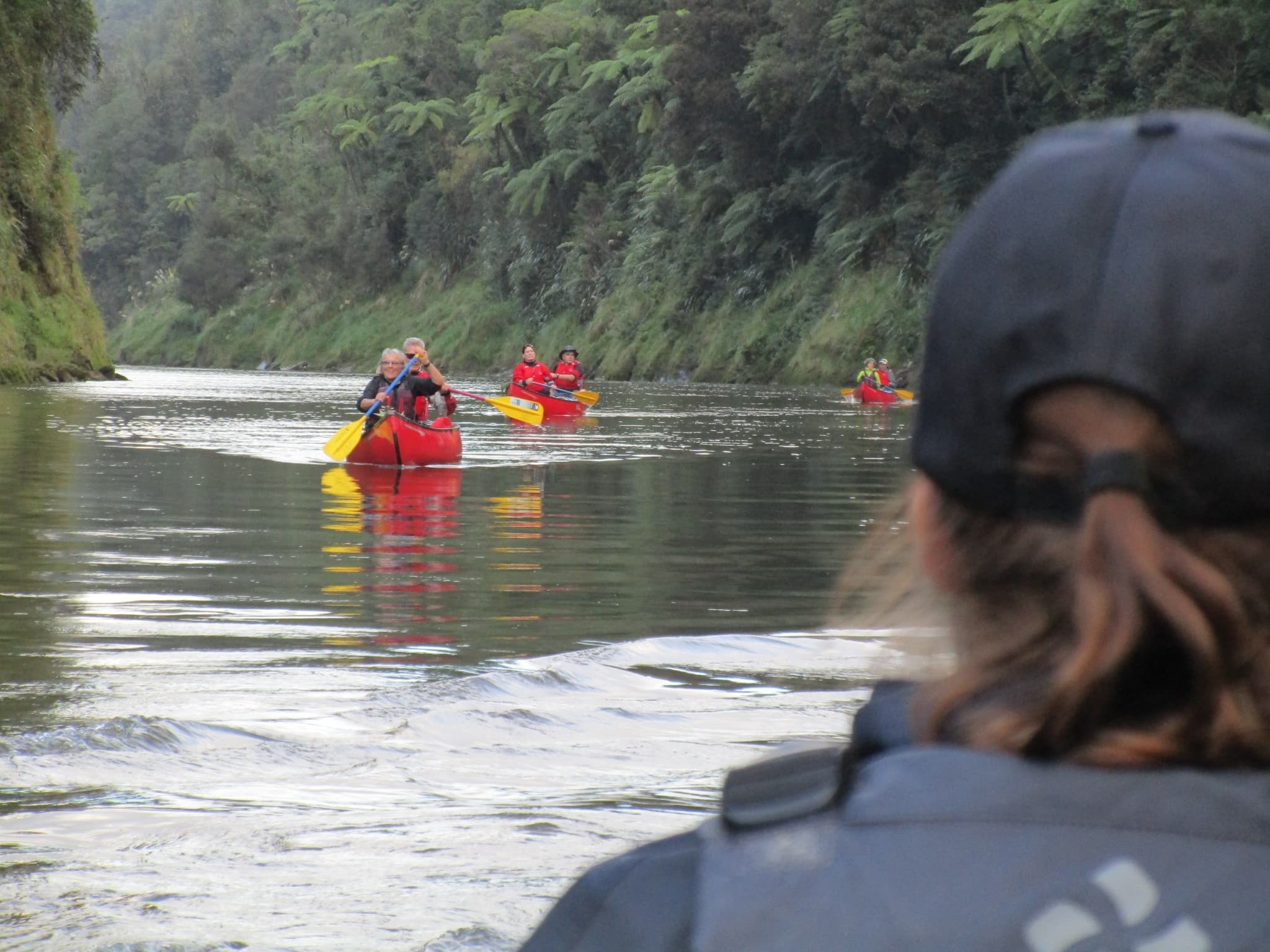 Whanganui River Canoes team