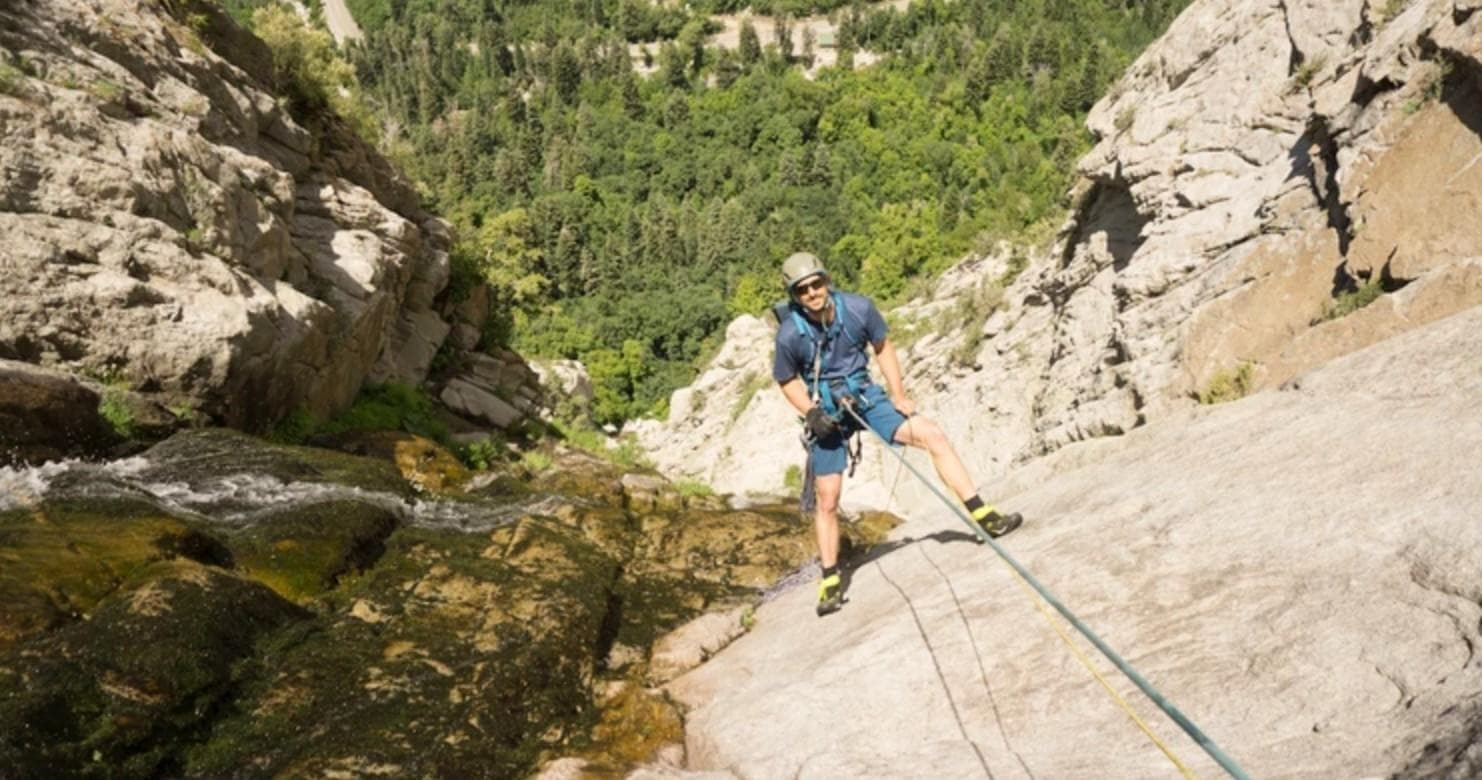 Wasatch Canyoneering Big Waterfall Adventure in Utah