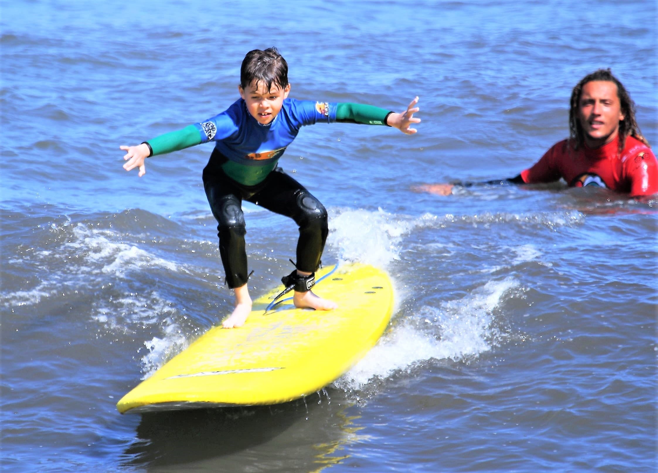 Youth Surf Lesson at Madeira Calhau Surf School