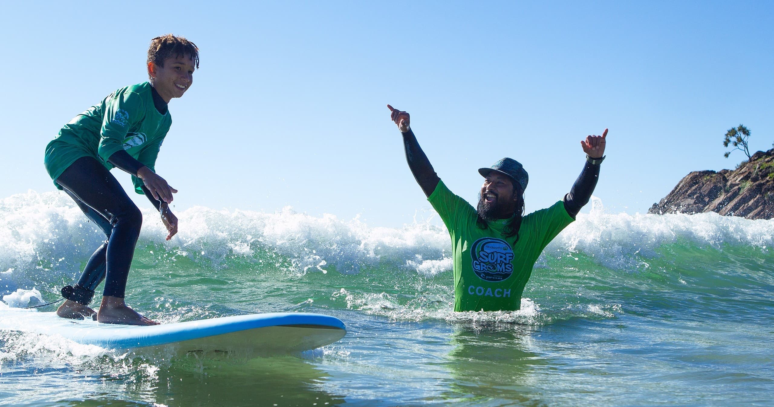 Woolworths SurfGroms Youth Surf Course at Lennox Head