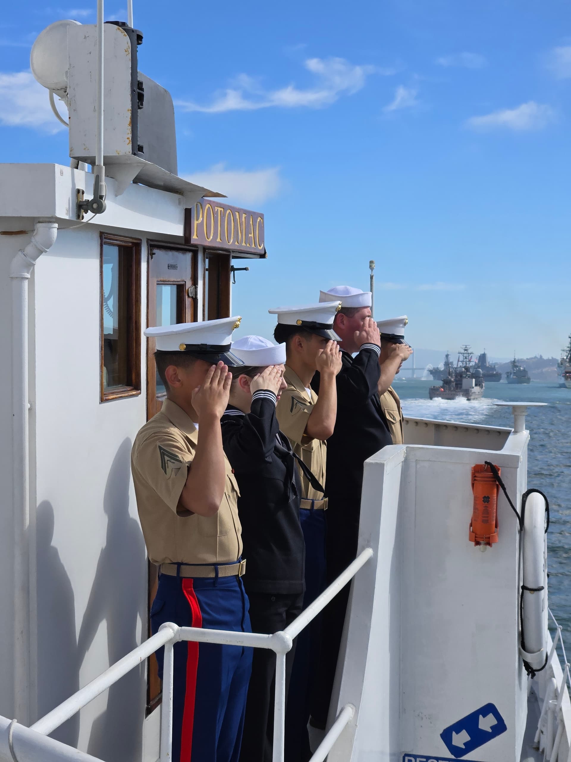 Fleet Week Parade of Ships Sailing Experience in Oakland