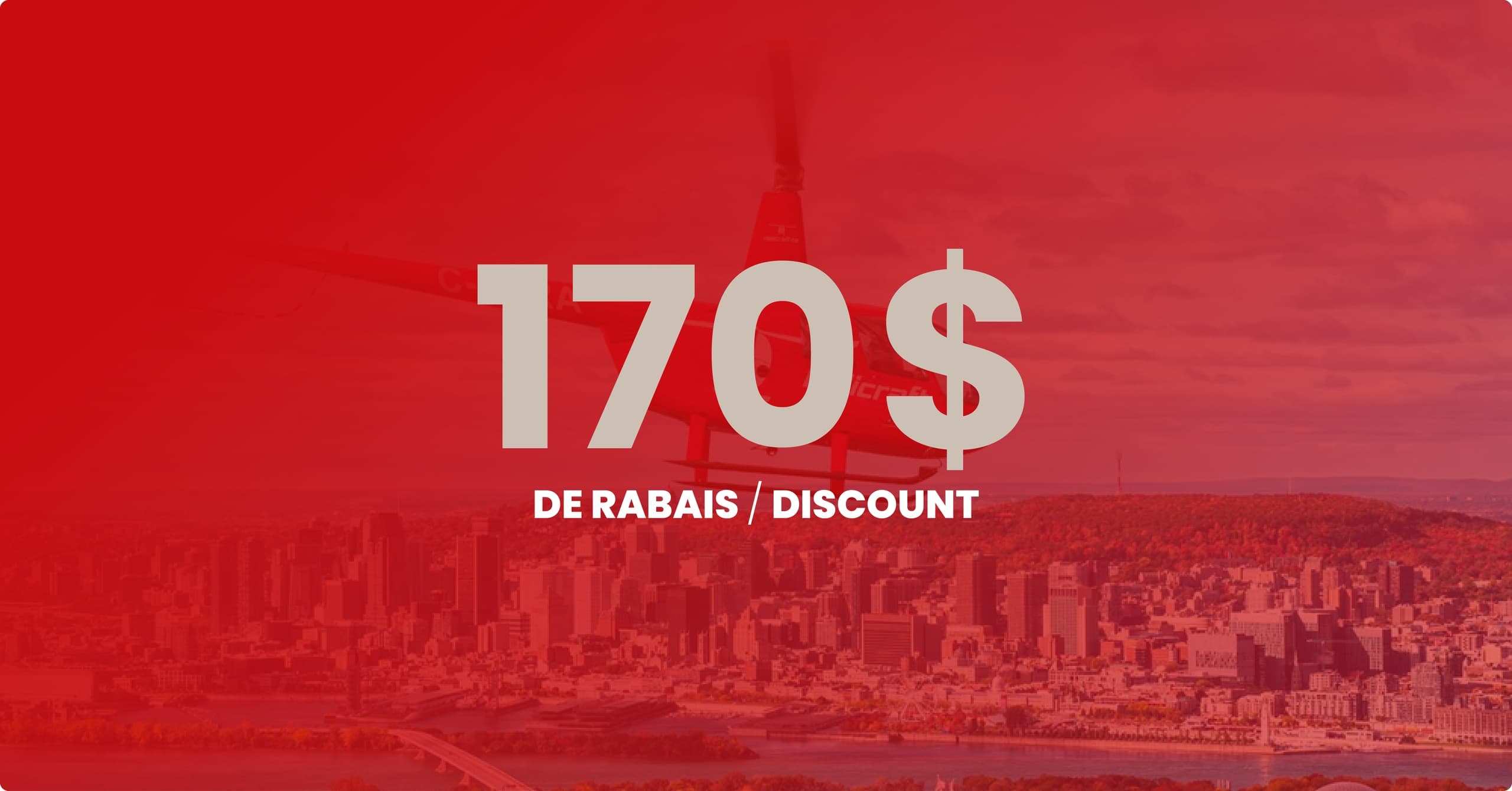 Aerial Tour of Montreal with Helicraft in Saint-Hubert