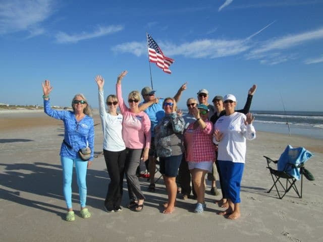 Surf Fishing for Women in St. Augustine, Florida