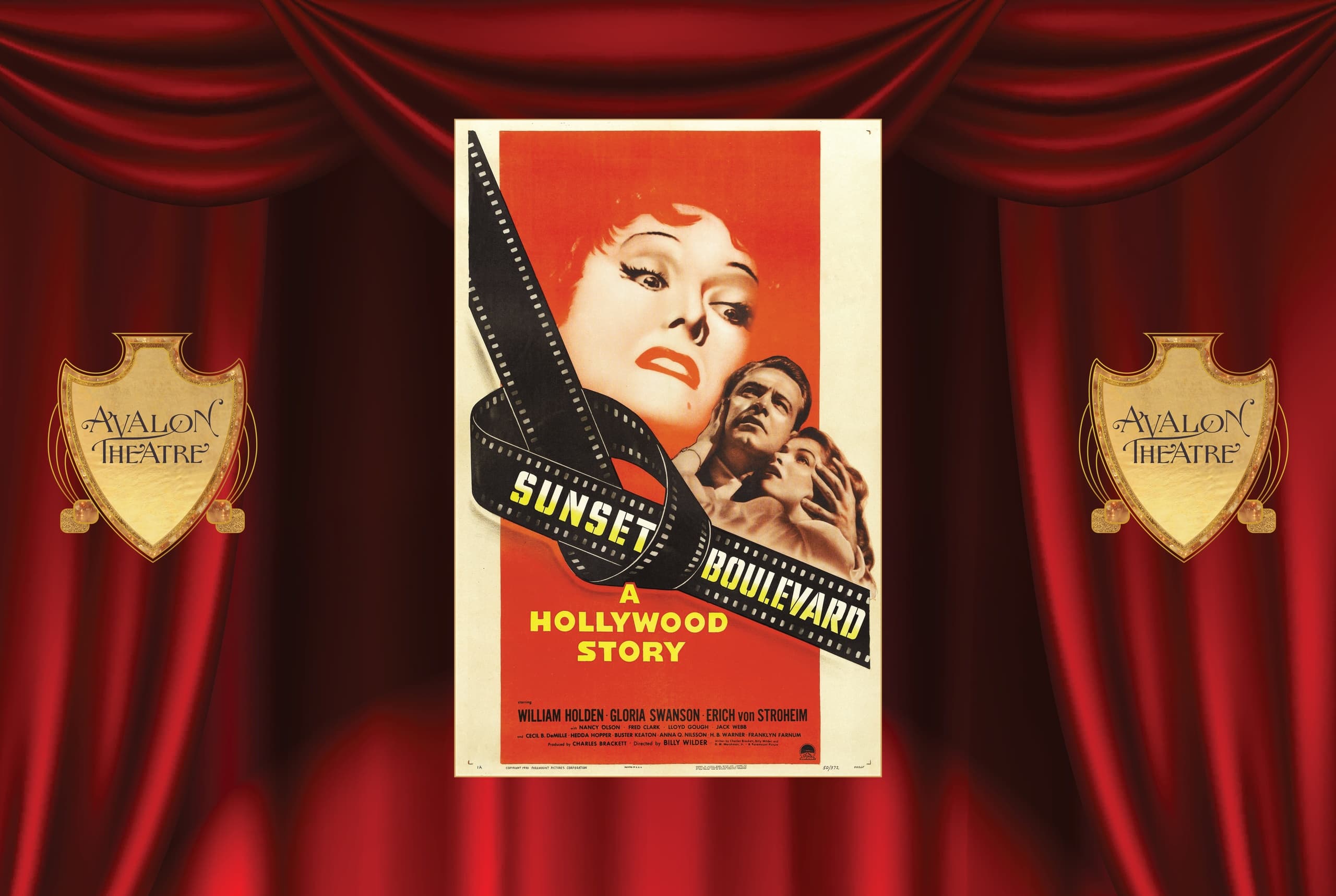 Classic Noir by the Sea: Sunset Boulevard (1950) at The Avalon Theatre