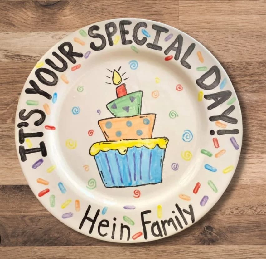 Family Birthday Plate Workshop in Tecumseh — Paint a Lasting Tradition photo 2