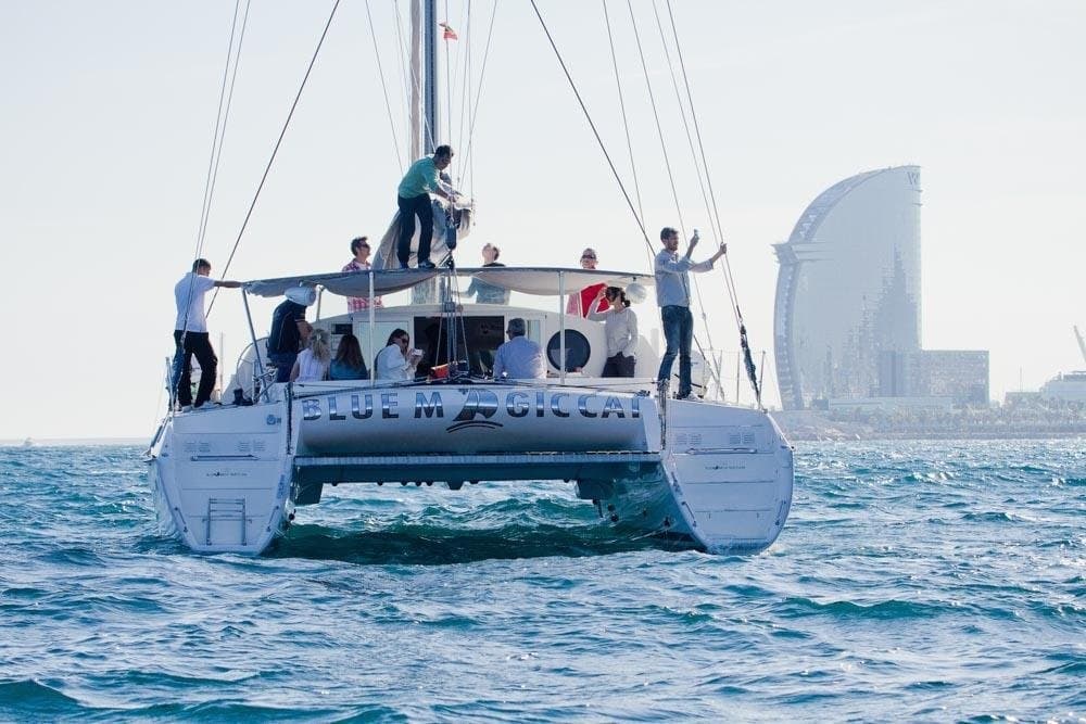 Private Premium Catamaran Charter in Barcelona: 4-Hour Cat 30 Experience