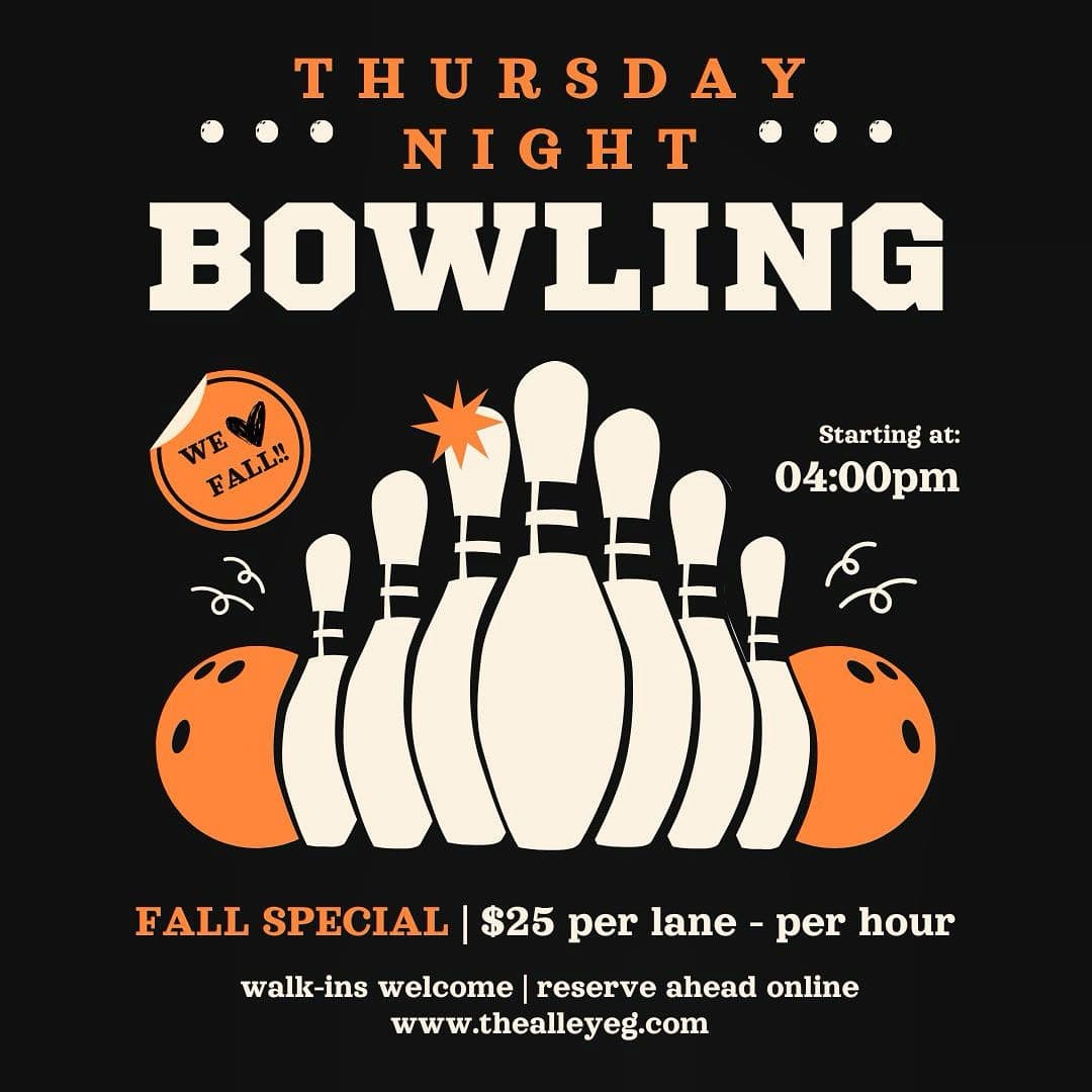 Indoor Recreation & The Alley Bowling Night