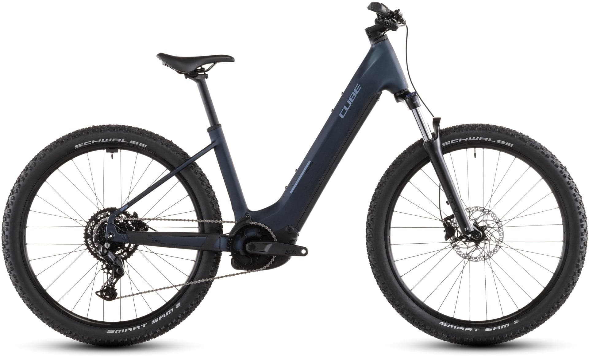 Small-Frame Power: Cube Reaction E-MTB XSMALL Rentals in Marousi