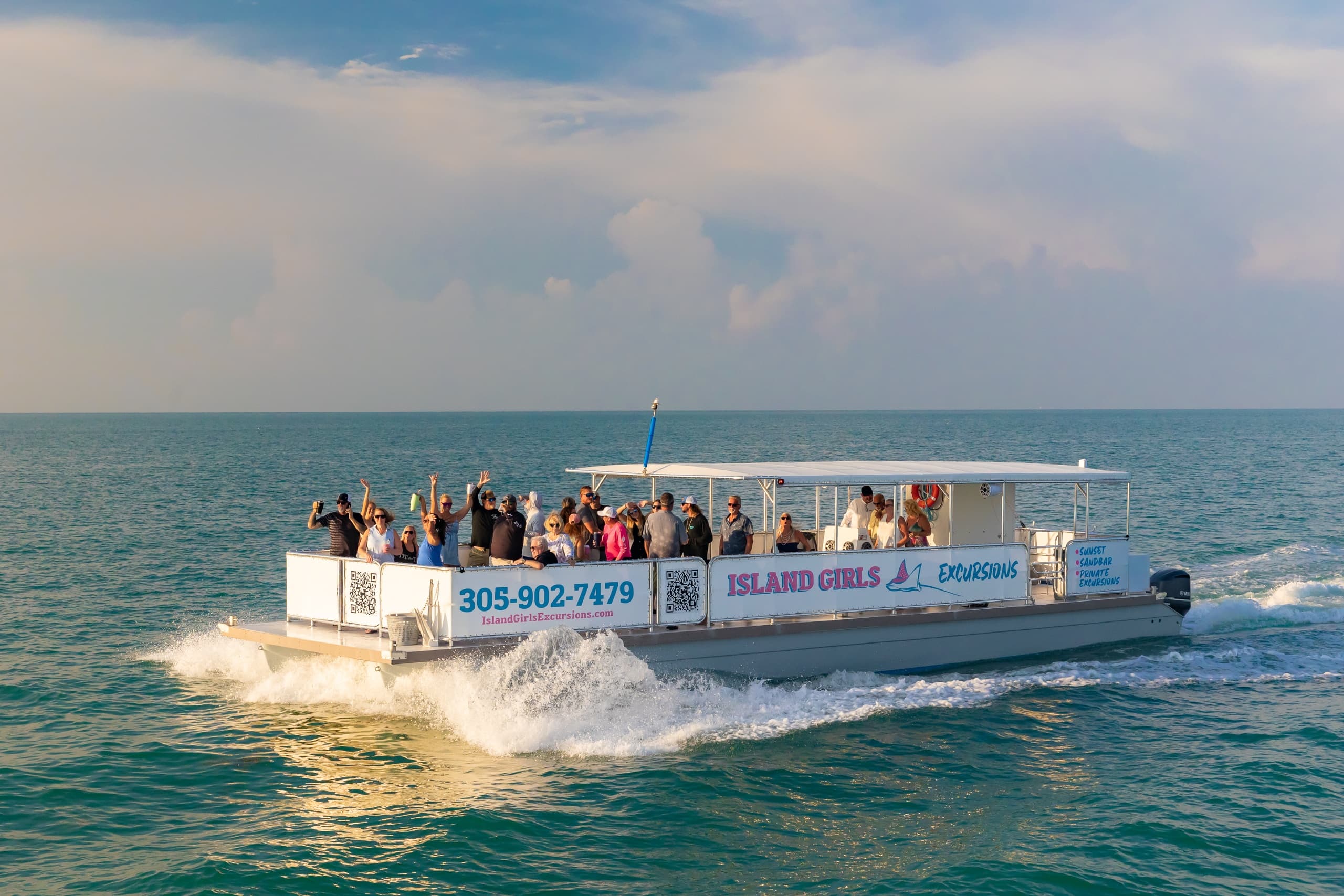 Private Catamaran Charter in Marathon: Sandbar and Sunset Cruises on a 52’ Catamaran photo 3