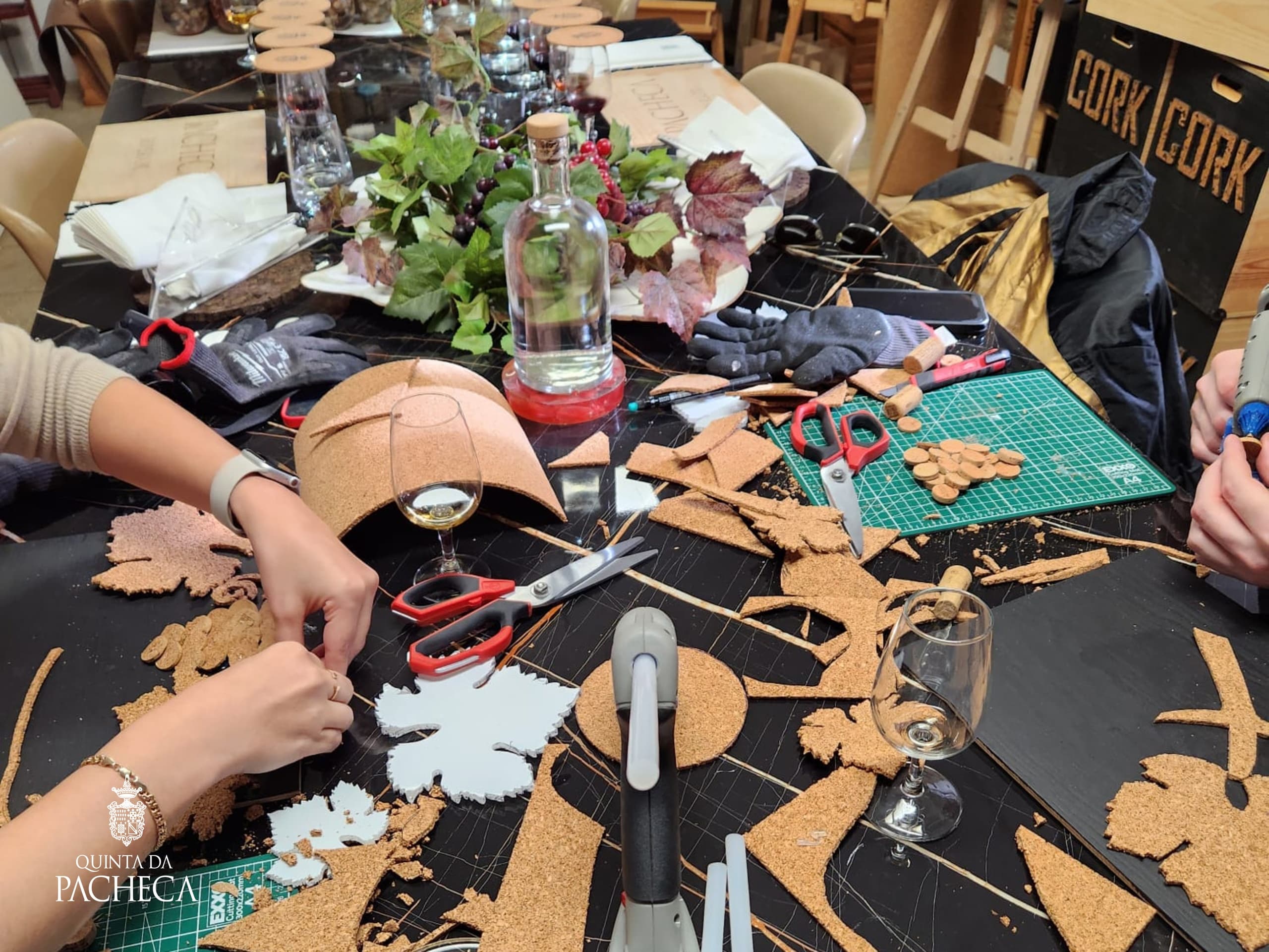 Cork Workshop at Quinta da Pacheca in Lamego, Portugal