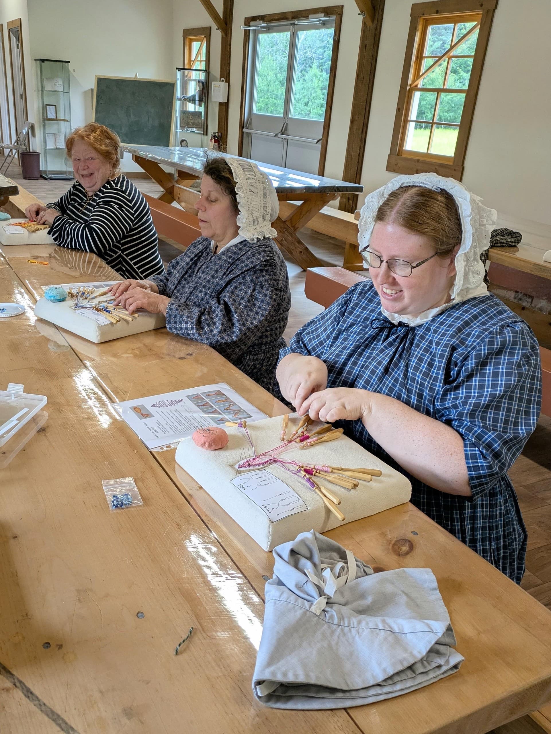 Weaving Time: Bobbin Lace Workshop with Cat Candow at Kings Landing photo 2