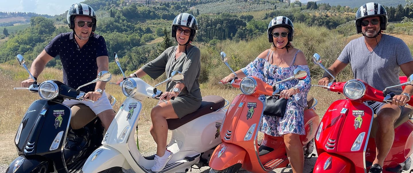 Vespa Tours in Chianti with Tuscany on Wheels