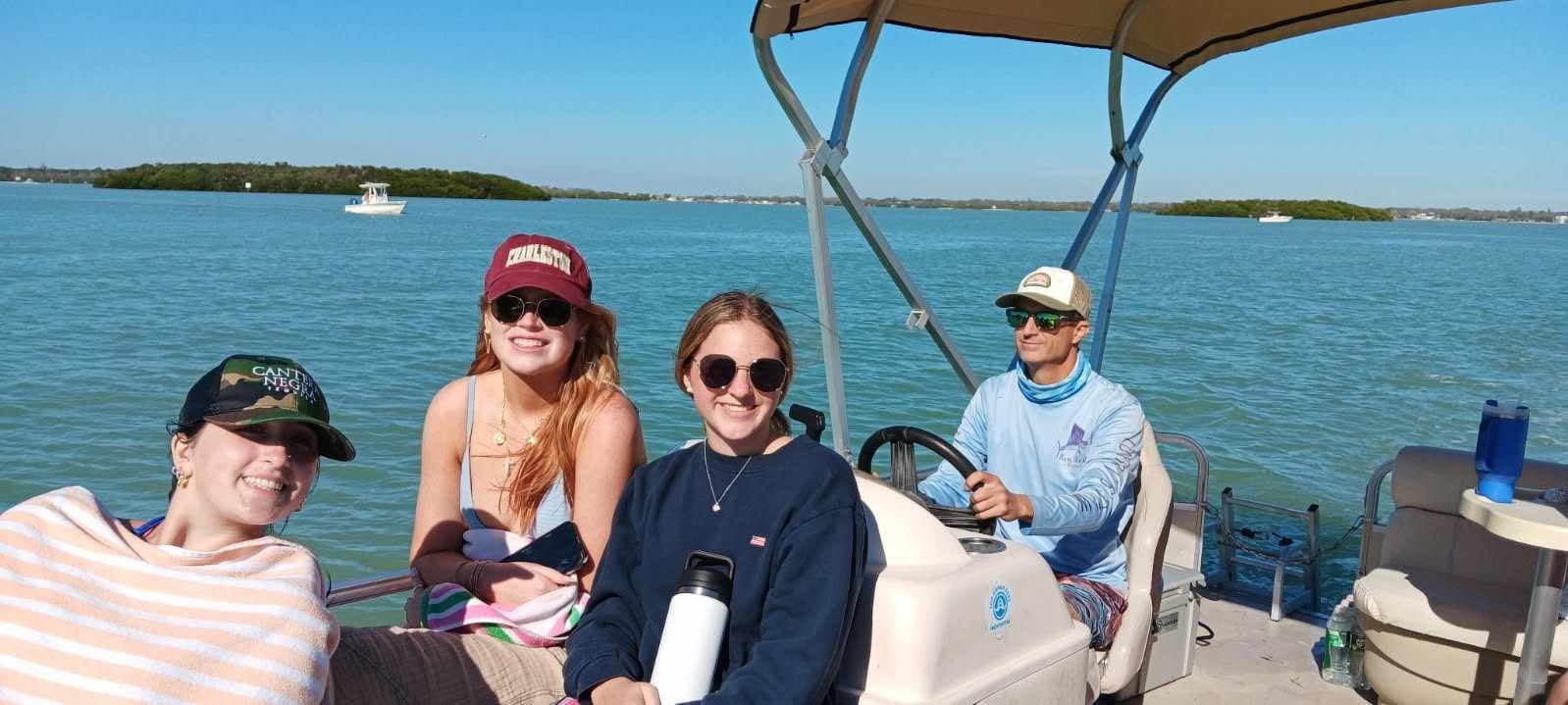 Pontoon Boat Charters with J2 Boats in Madeira Beach