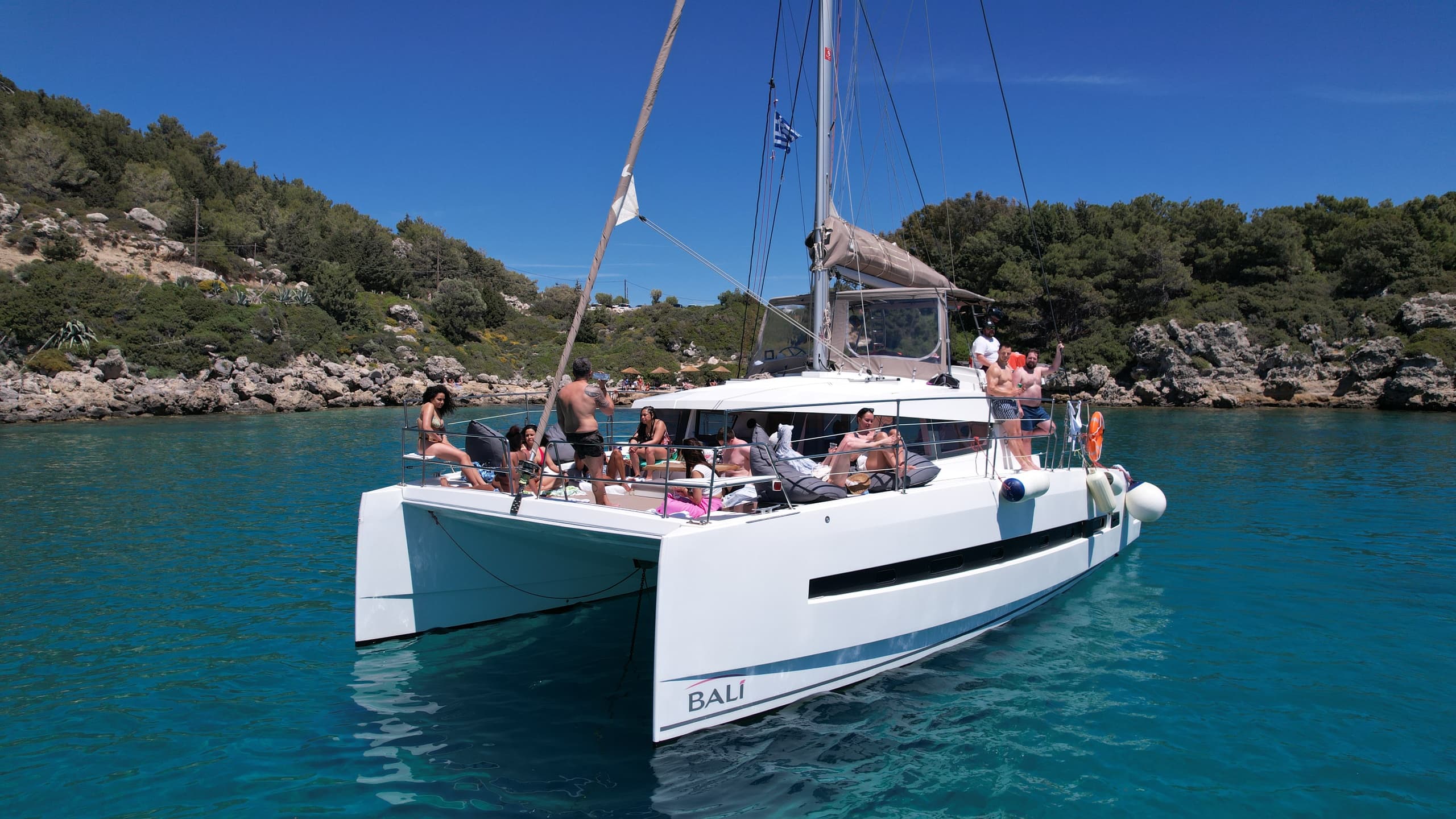 Sailing Catamaran Day Cruise with Catamaran Cruises Rhodes