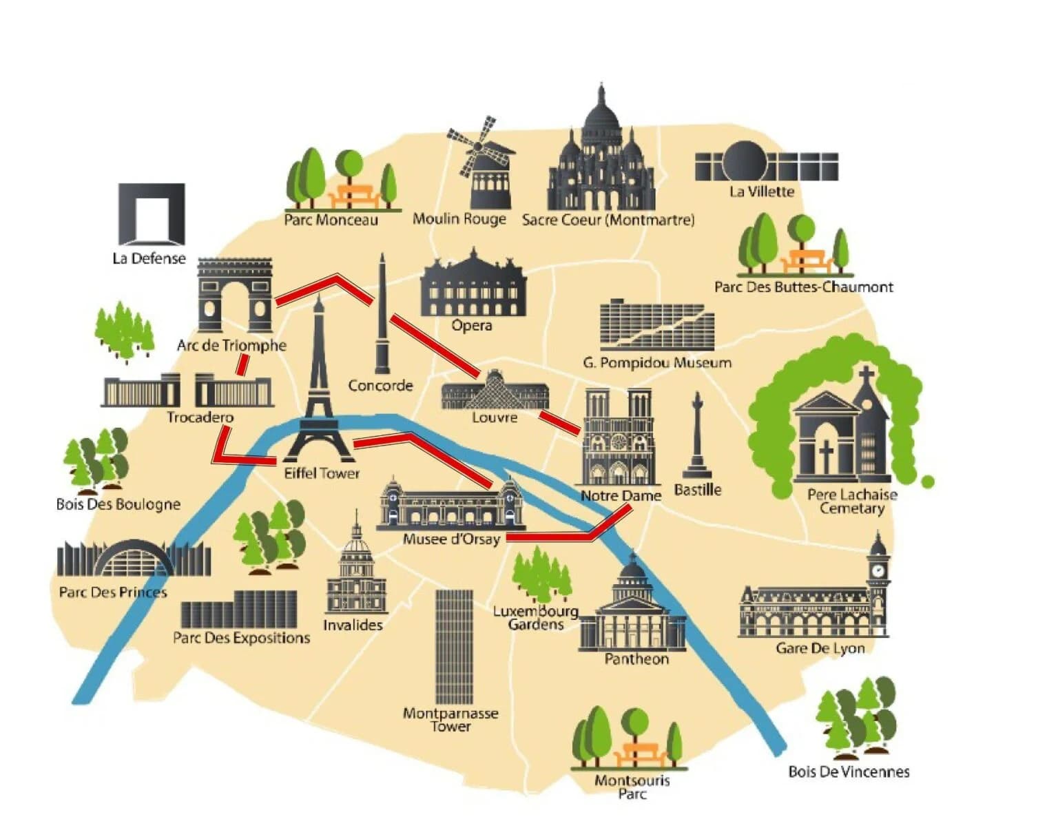 Enchanting Paris Escapade: Private Two-Hour TukTuk Tour of Central Paris