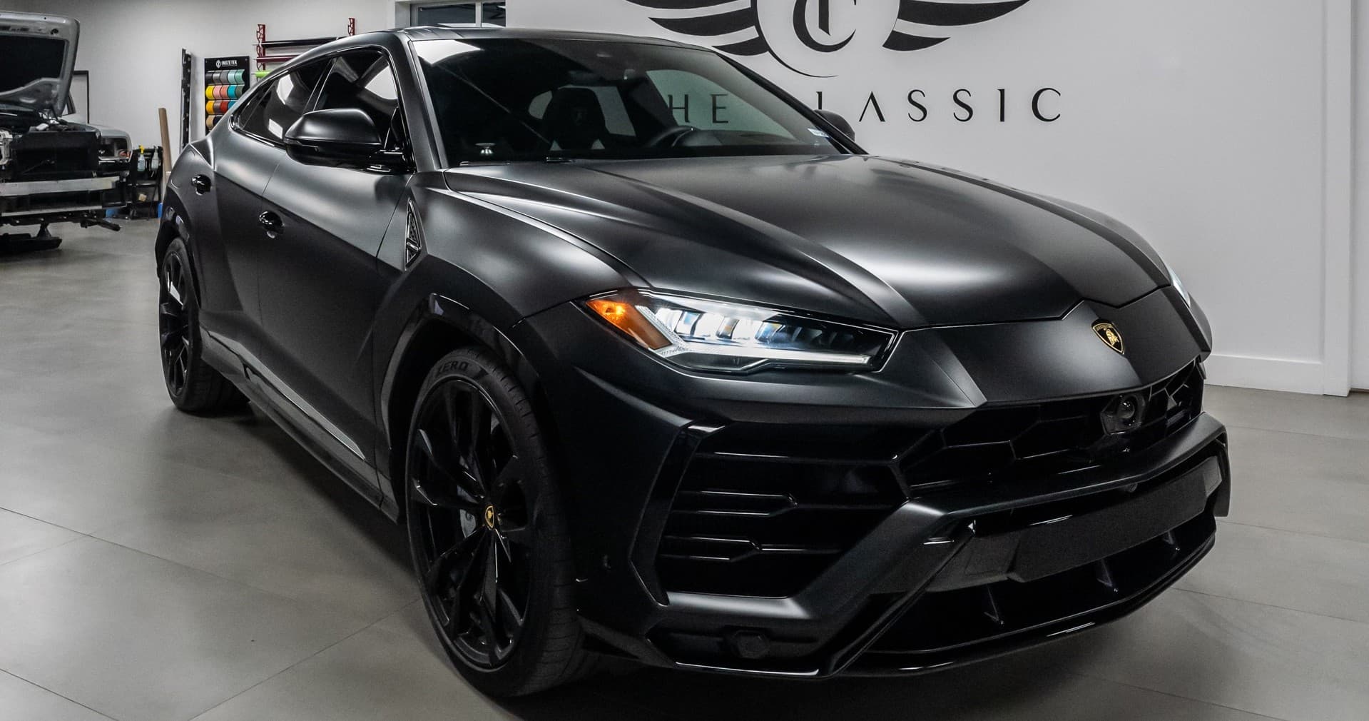 Drive a Gloss Black Lamborghini Urus in Dallas, TX