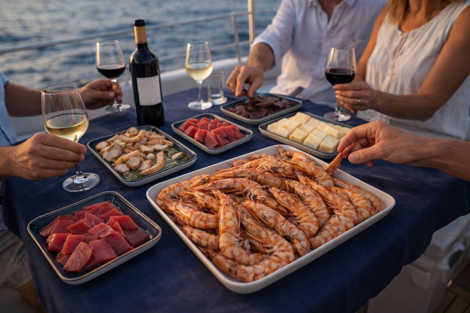 Gourmet Sail in Cádiz Bay: 3-Hour Tasting Aboard a Private Sailboat