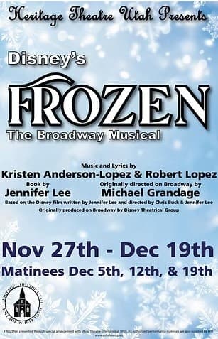 Frozen Live in Perry, Utah: A Winter Family Theatre Near the Wasatch