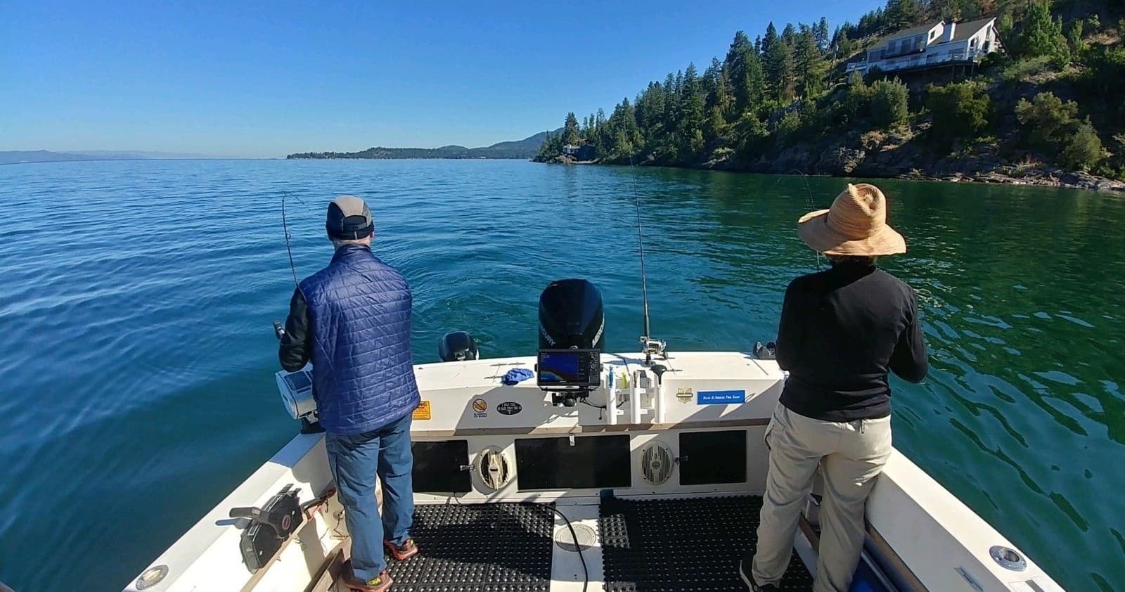 Boat Charters at Flathead Lake Monster Charters: Half Day Adventures