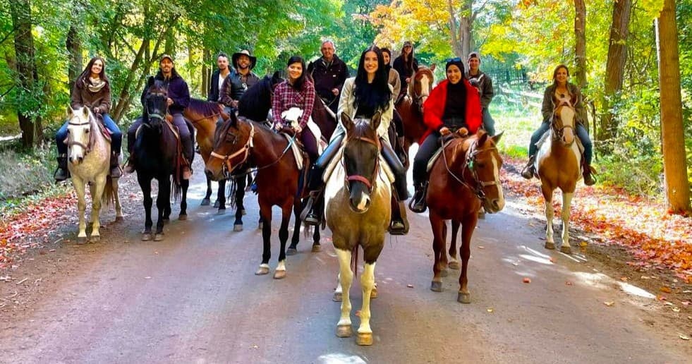 Experience Scenic Horseback Riding Along Huron River in Kensington Park