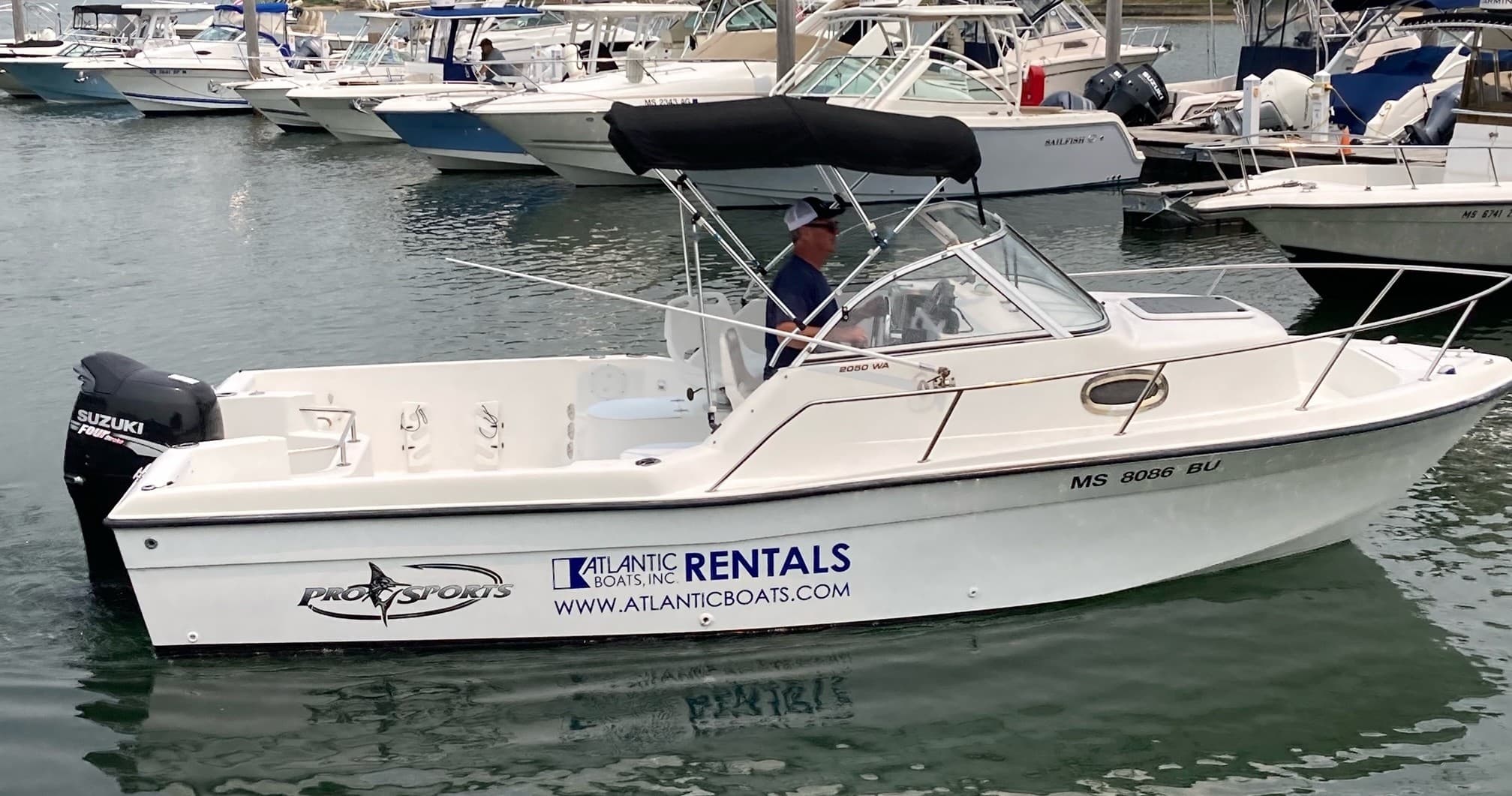 Boat Rentals with Atlantic Boats in Wareham, MA